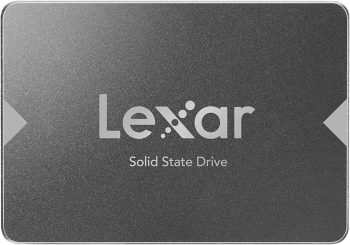 Lexar NS100 2,5" SATA III 6Gb/s SSD 512Go Interne, disque dur SSD Jusqu'à 550 Mo/s en Lecture, pour ordinateur portable, ordinateur de bureau/PC (LNS100-512AMZN)