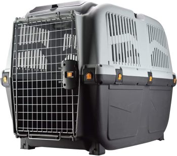 Skudo Iata - Cage de transport homologuée pour chiens et chats (7 tailles au choix) 6 gris
